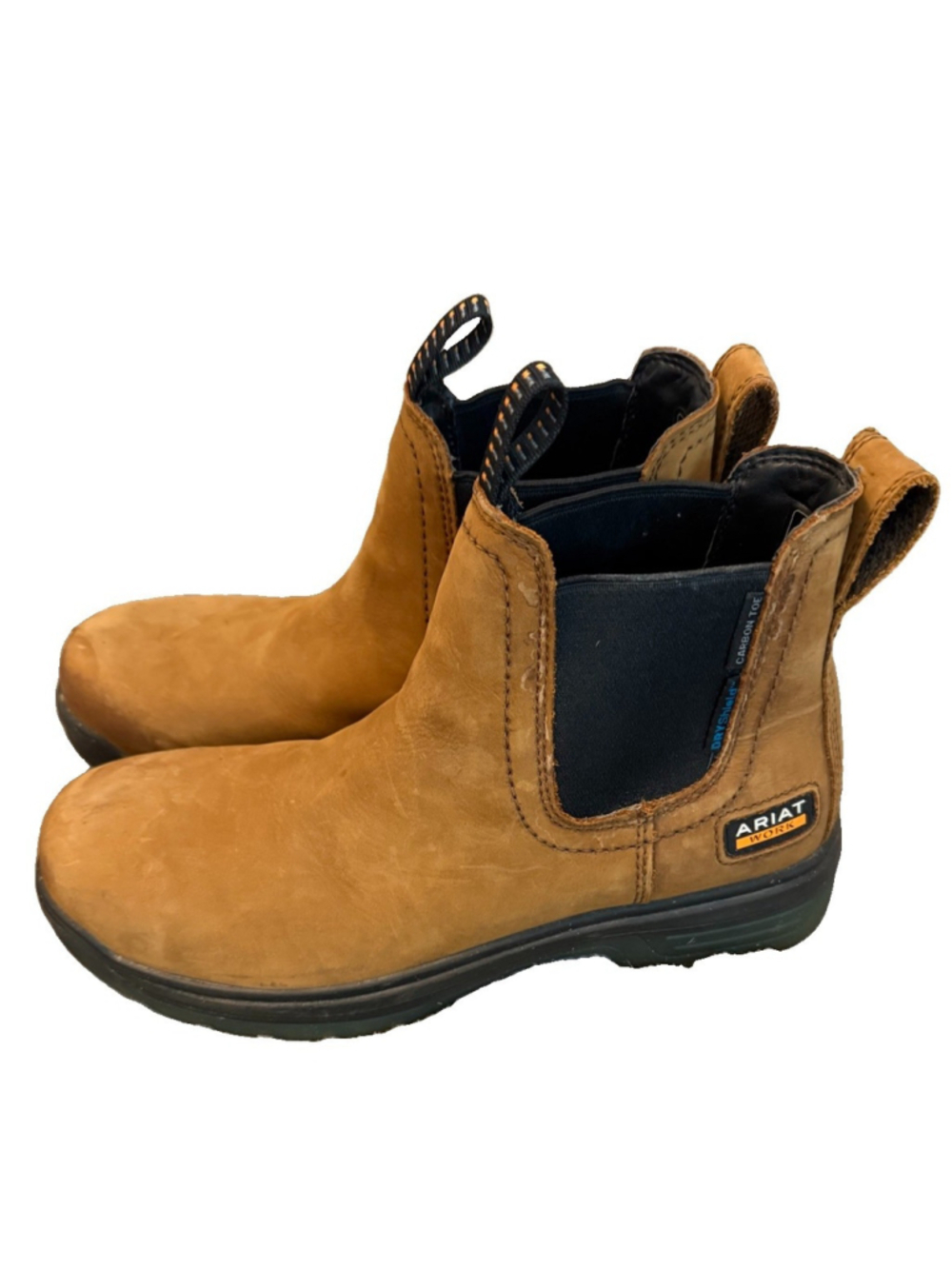 Ariat Turbo Chelsea Carbon Toe Work Boots Ankle Waterproof Leather